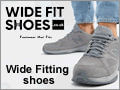 Wide fitting shoes and footwear